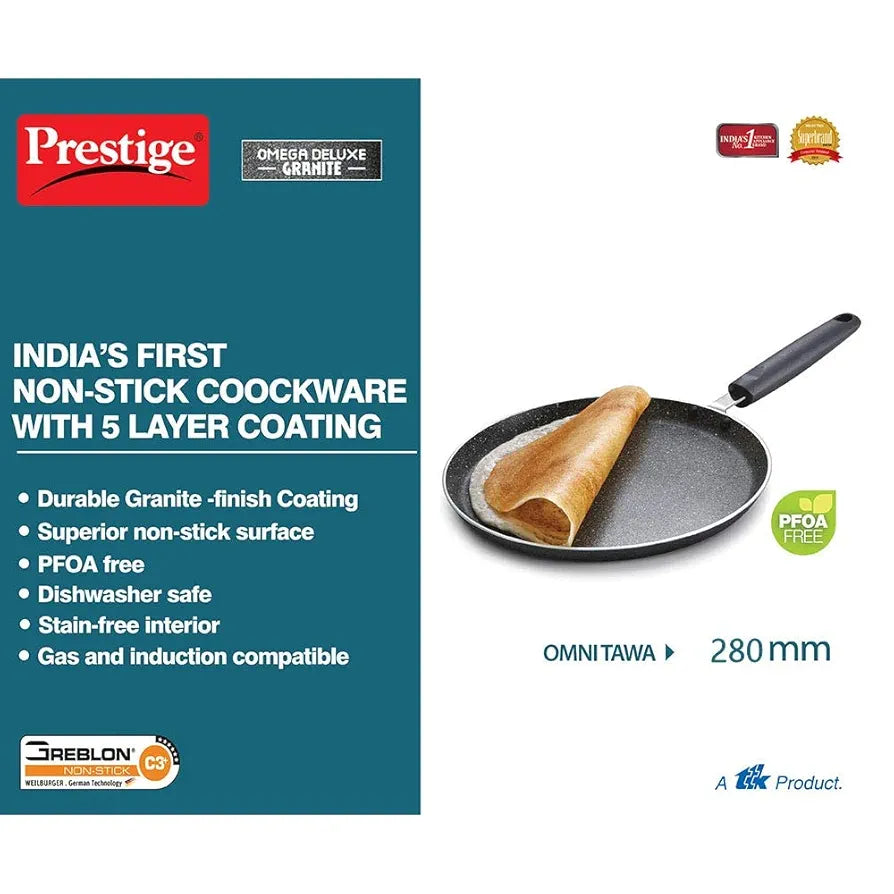 PRESTIGE TAWA 36302 DLX GRANITE 280MM PRESTIGE TAWA 36302 DLX GRANITE 280MM